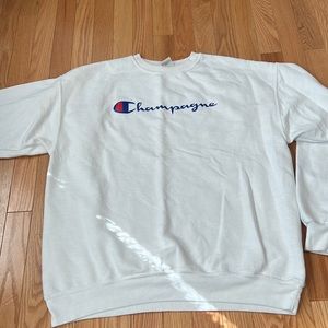 Champagne Champion Style Crewneck size large